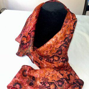 Anne Klein Vintage Silk Scarf, NOS